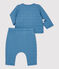 Zweiteiliges Baby-Set aus gesteppter Bio-Baumwolle blau POLOCHON