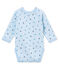Langärmeliger Baby Jungen Wickelbody. blau FRAICHEUR/blau ALASKA