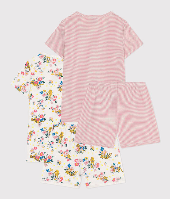 2er-Set kurzen Kinderpyjamas aus Baumwolle. variante 1