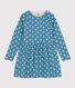 Kinderkleid aus Doppeljersey mit Blumenprint für Mädchen