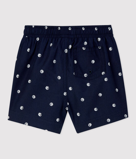 Umweltfreundliche Baby-Badeshorts blau SMOKING/weiss MARSHMALLOW