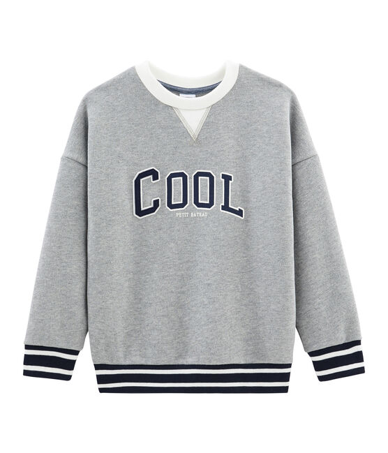 Sweatshirt für Jungen grau SUBWAY CHINE