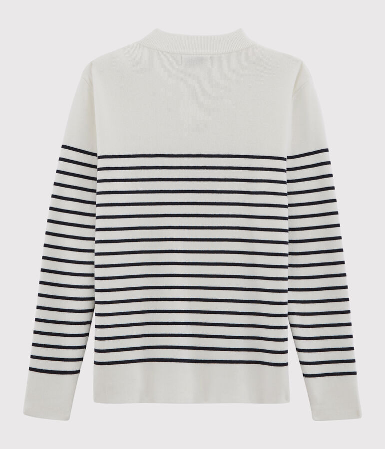 Seemannspullover weiss/blau