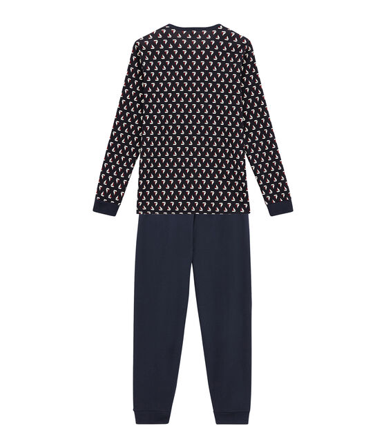 Jungen Schlafanzug blau SMOKING/weiss MULTICO