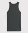 Tanktop aus Baumwolle für Damen grau CITY CHINE