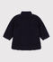 Babyjacke aus recyceltem sherpa blau SMOKING