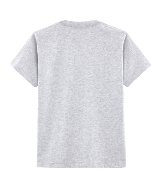 Unisex T-Shirt Postkarten-Motiv grau POUSSIERE CHINE