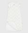 Babyschlafsack aus Nicki mit Blumenmotiv TOG-Wert 3 weiss MARSHMALLOW/weiss MULTICO