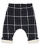 Karierte Baby-Hose für Jungen mit Sherpa-Futter schwarz CITY/weiss MULTICO