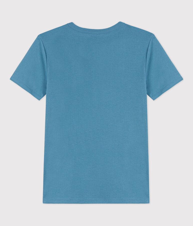 T-Shirt L&rsquo;ICONIQUE aus Baumwolle mit rundem Ausschnitt f&uuml;r Damen blau
