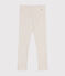 Kinder-Leggings für Mädchen beige MONTELIMAR CHINE