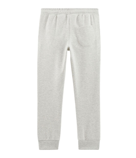 Kinderhose aus Jerseystoff für Jungen grau POUSSIERE CHINE