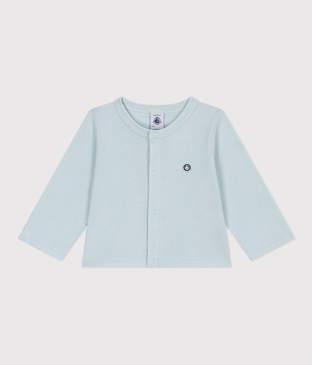 Baby-Cardigan aus einfarbiger Baumwolle SPRAY