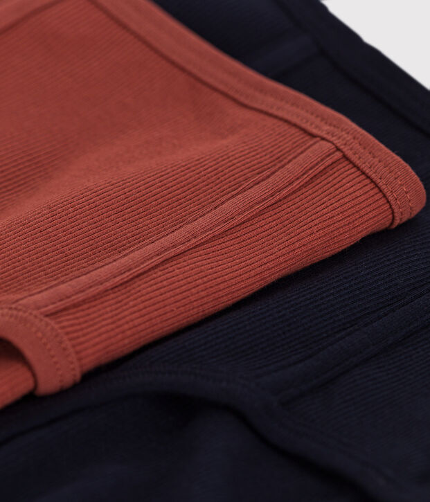 Unifarbene Damenh&ouml;schen aus Baumwolle und Elastan im 2er-Set vielfarbig