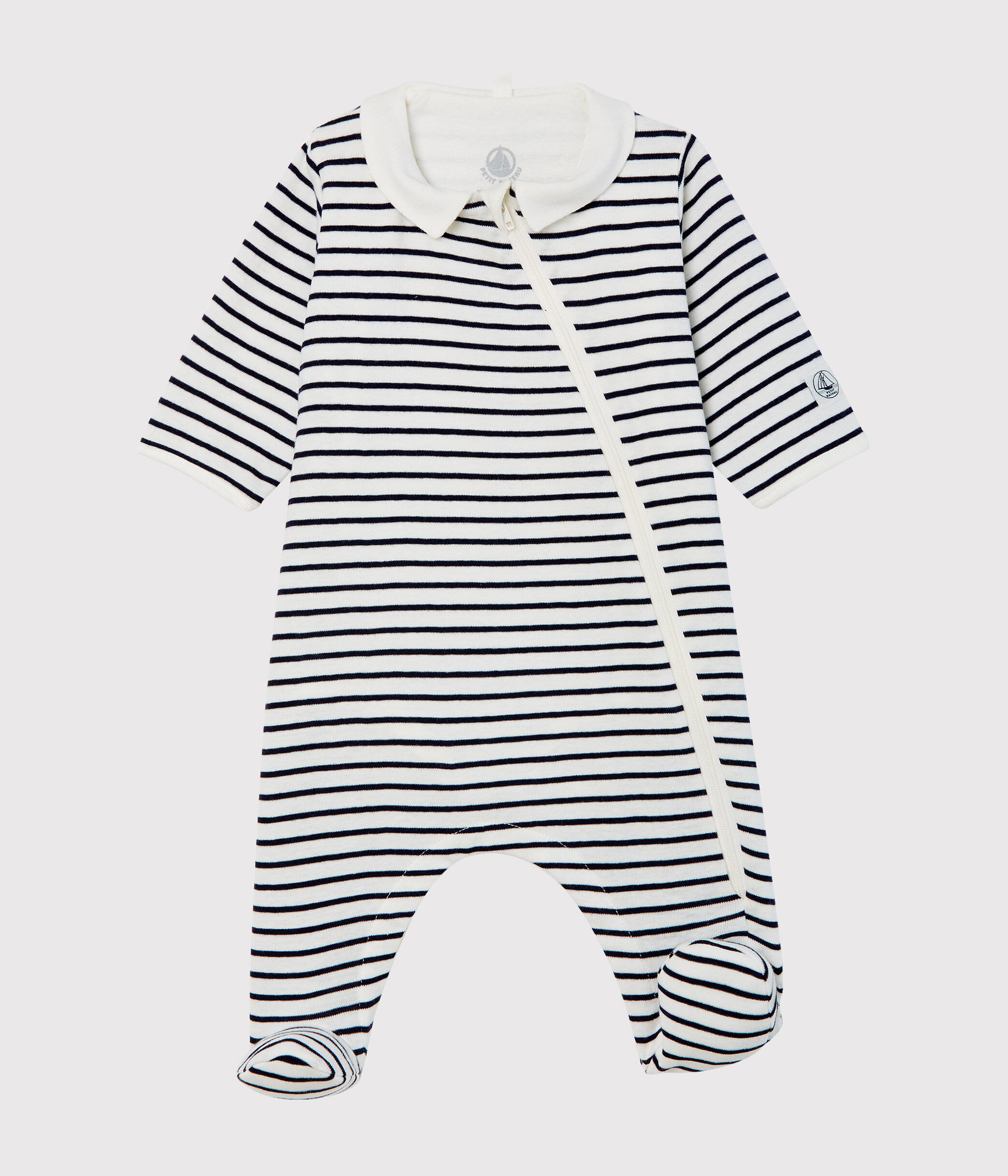 Baby Schlafanzug Smoking Outfit 2-in-1-Look Bio-Baumwolle Schwarz Strampler 