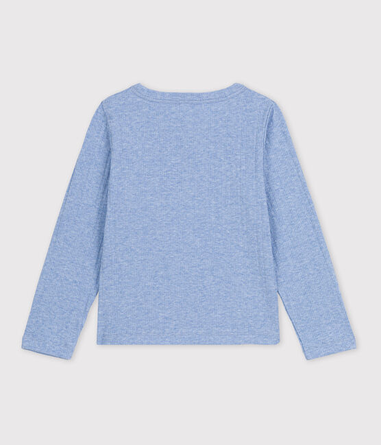 Kinder-T-Shirt aus Baumwolle für Mädchen blau SKY CHINE