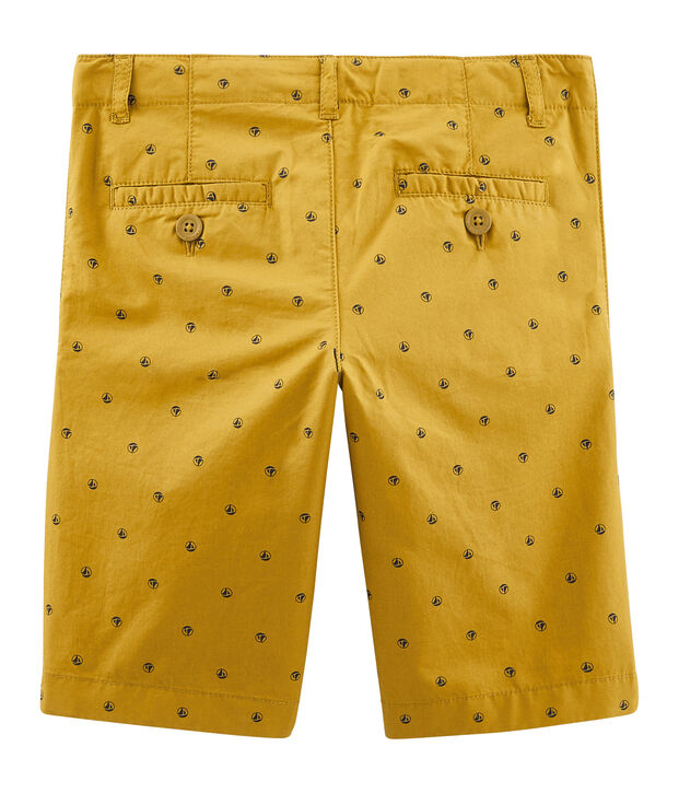 Kinder-Bermuda f&uuml;r Jungen gelb/beige