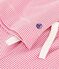 Kinder-Pyjama aus Baumwolle mit weiten Beinen und Streifen rosa/weiss