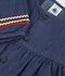 Lang&auml;rmeliges Baby-Kleid aus Denim blau