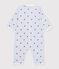 Pyjama b&eacute;b&eacute; en coton sans pieds imprim&eacute; c&oelig;urs weiss/vielfarbig
