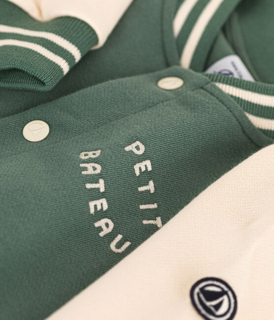 Teddyjacke aus Molton Kinder/Jungen grün CROCO/ AVALANCHE