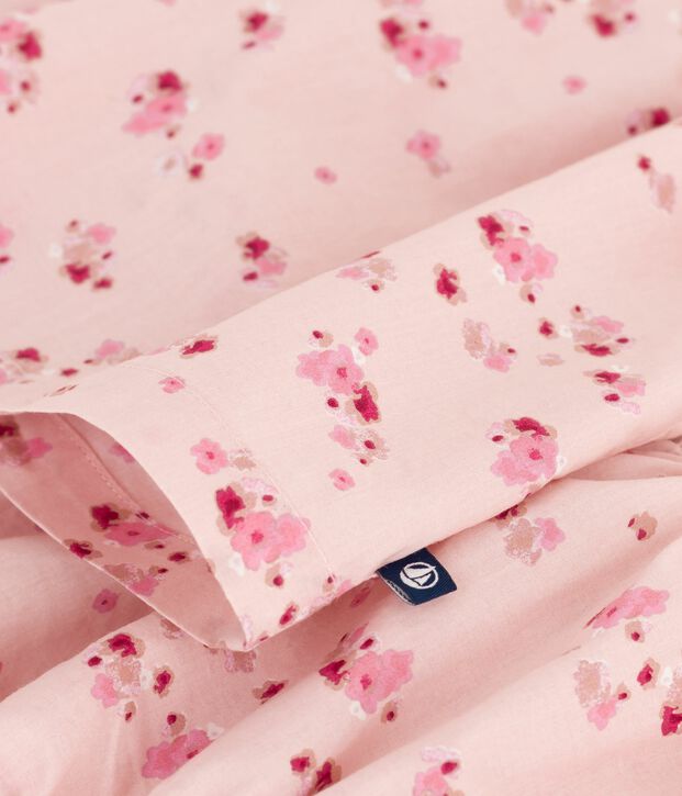 &Auml;rmelloses Baby-Kleid aus Baumwolle mit dazu passendem Bloomer rosa/vielfarbig