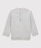 Baby-Sweatshirt aus Molton grau BELUGA CHINE