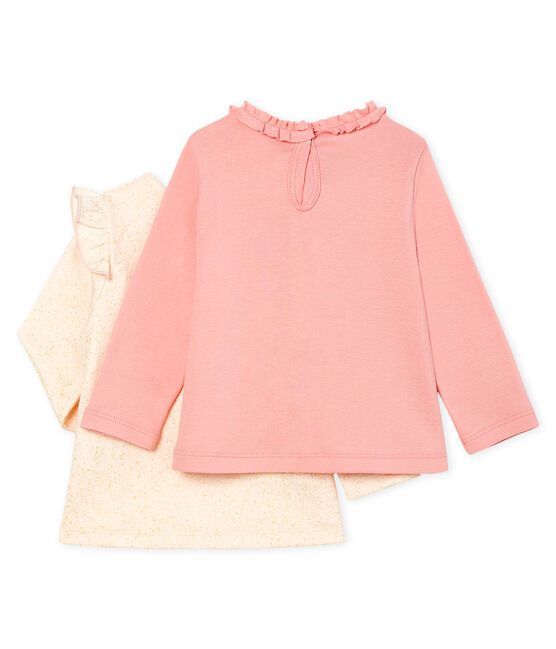 2er-Set langärmelige Baby-T-Shirts für Mädchen variante 1