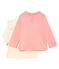 2er-Set langärmelige Baby-T-Shirts für Mädchen variante 1