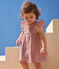 Schlichtes Babykleid und Pumphose aus Baumwolle rosa CHARME