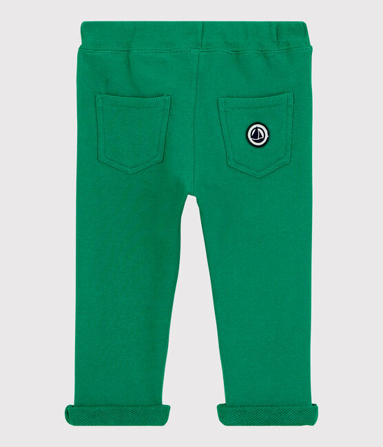 Baby-Hose aus Molton. grün PIVERT