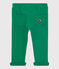Baby-Hose aus Molton. grün PIVERT