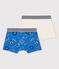 2er-Set Boxershorts aus Bio-Baumwolle mit Bandanamuster für Jungen variante 1