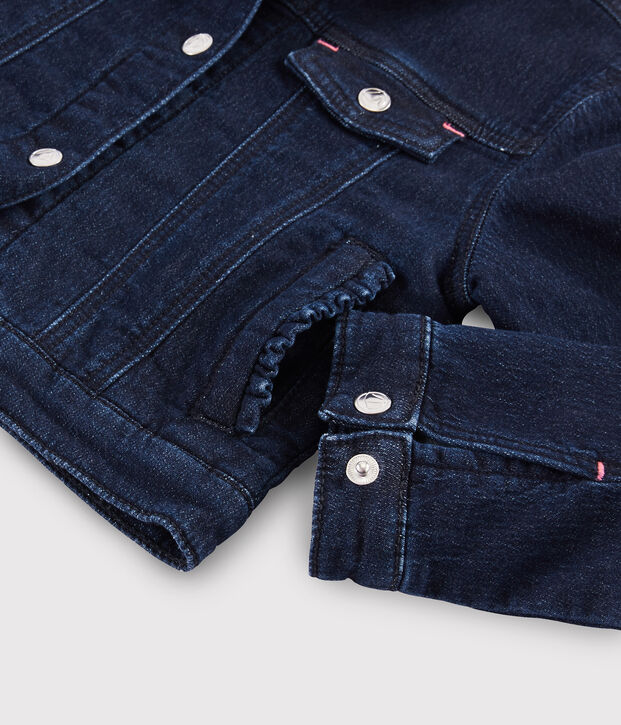Kinder-Jeansjacke f&uuml;r M&auml;dchen blau