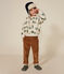 Kinder-Sweatshirt aus Molton für Jungen beige MONTELIMAR/weiss MULTICO