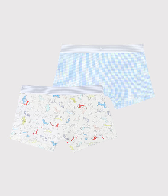 2er-Set Boxershorts aus Bio-Baumwolle mit Tiermotiv für Jungen variante 1