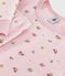 Kinder-Pyjama aus Nicki mit Blumenmotiv rosa JOLI/weiss MULTICO
