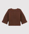 Unisex-Baby-Cardigan aus Wolle/Baumwolle braun BROWN