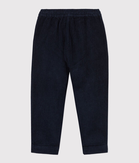 Kinder-Cordhose für Jungen blau SMOKING