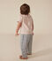 Kurzärmelige Baby-Bluse aus Jersey rosa SALINE