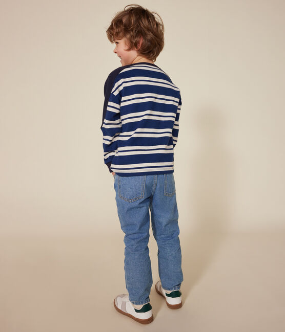 Kinder-Sweatshirt aus fester Baumwolle für Jungen blau MEDIEVAL/ MONTELIMAR