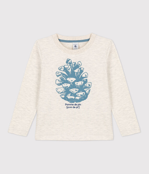 Lang&auml;rmeliges Kinder-T-Shirt aus Baumwolle f&uuml;r Jungen MONTELIMAR CHINE