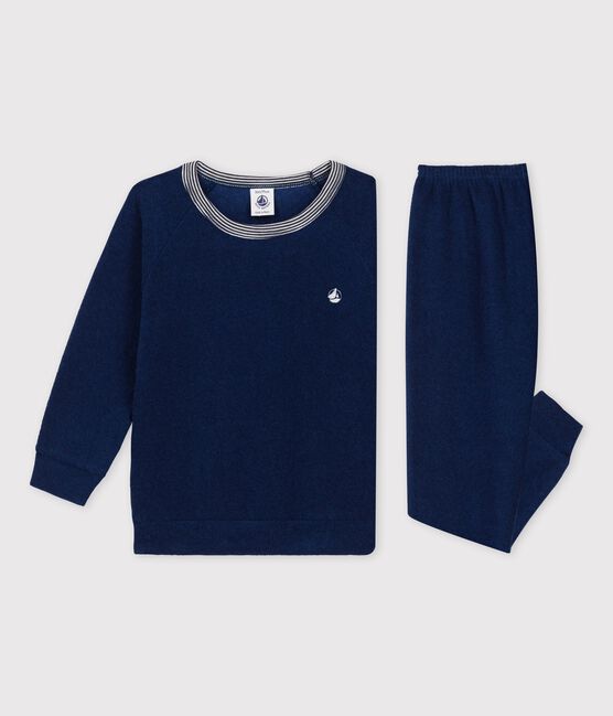 Kinderpyjamas aus Frottee blau MEDIEVAL