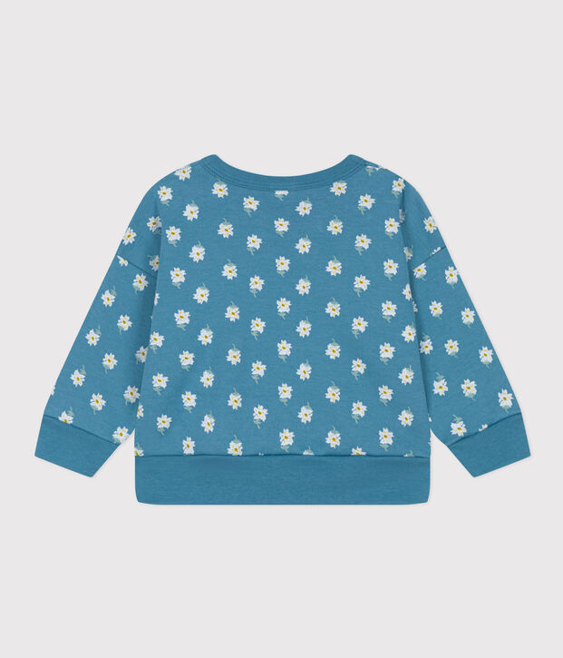 Baby-Sweatshirt aus dickem Jersey blau/vielfarbig