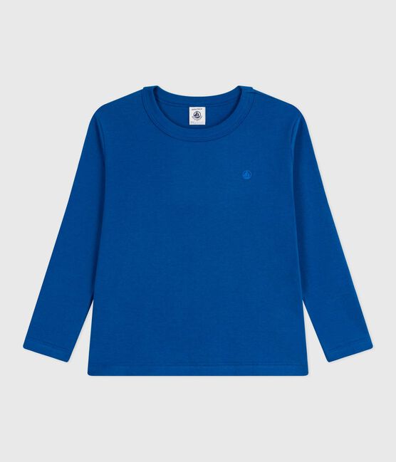 Langärmeliges Kinder-T-Shirt aus einfarbiger Baumwolle OLYMPIC