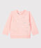 Baby-Sweatshirt aus Molton rosa