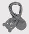 Baby-Schal mit Mikrofleecefutter grau SUBWAY CHINE