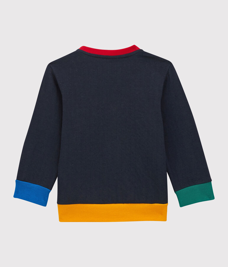 Baby-Sweatshirt aus Molton. blau