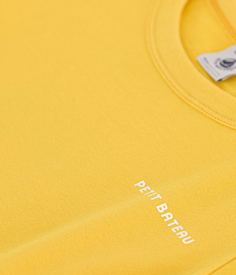 Gemustertes Jungen-T-Shirt aus leichtem Jersey gelb NECTAR