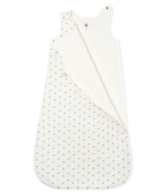 Gemusterter babyschlafsack unisex weiss MARSHMALLOW/weiss MULTICO